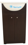 Mueble Vanitory Piso Avignon 50cm Wengue Puerta Lisa