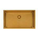 Cubeta Cocina Rectangular Simple Quadrum 94000/303 74x44x20.5 Gold