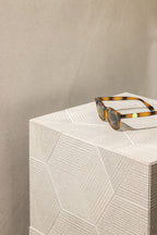 Revestimiento 18x20.8 Khali Hex Plisse Off White MA 0.98mt Piscina