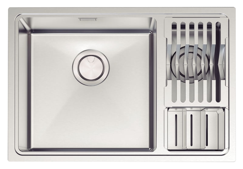 Lavaplatos Encastre Doble Inox 94008/143 66x46x20.5