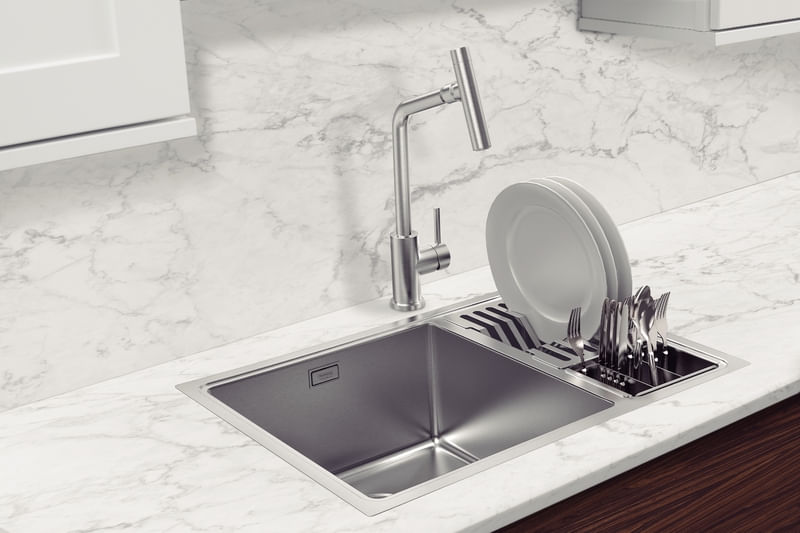 Lavaplatos Encastre Doble Inox 94008/143 66x46x20.5