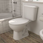Inodoro Ferrum Andina Blanco Descarga Simple sin Asiento