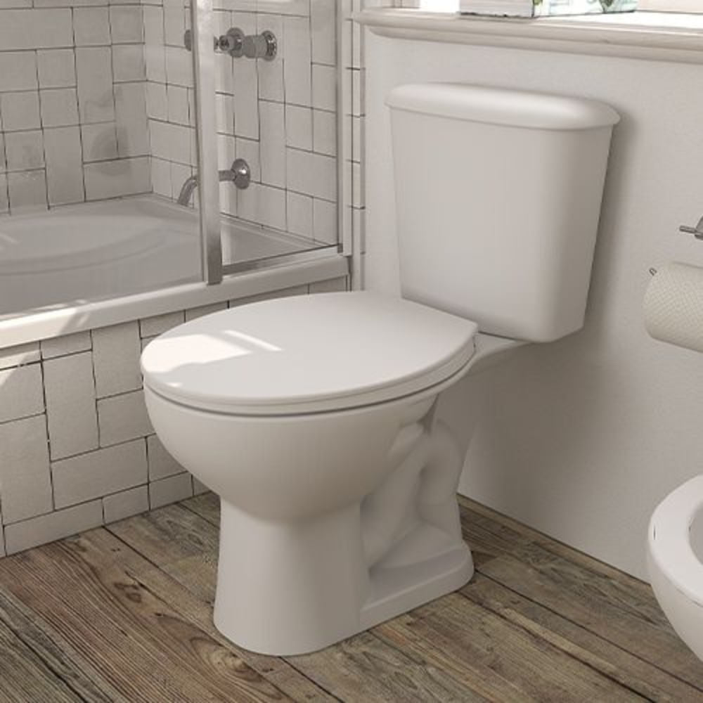 Inodoro Ferrum Andina Blanco Descarga Simple sin Asiento