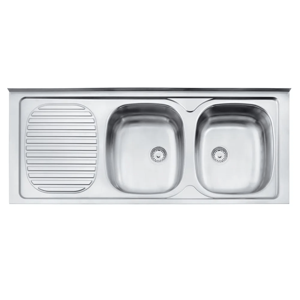 Lavaplatos Apoyo Doble Inox 93445/600 120x50x15 Esc Derecha