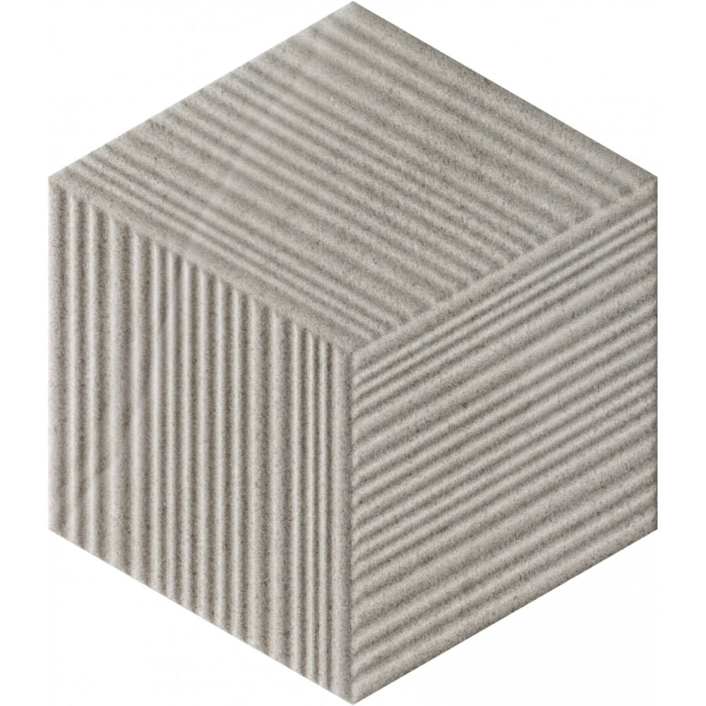 Revestimiento 18x20.8 Khali Hex Plisse Gris MA 0.98mt Piscina