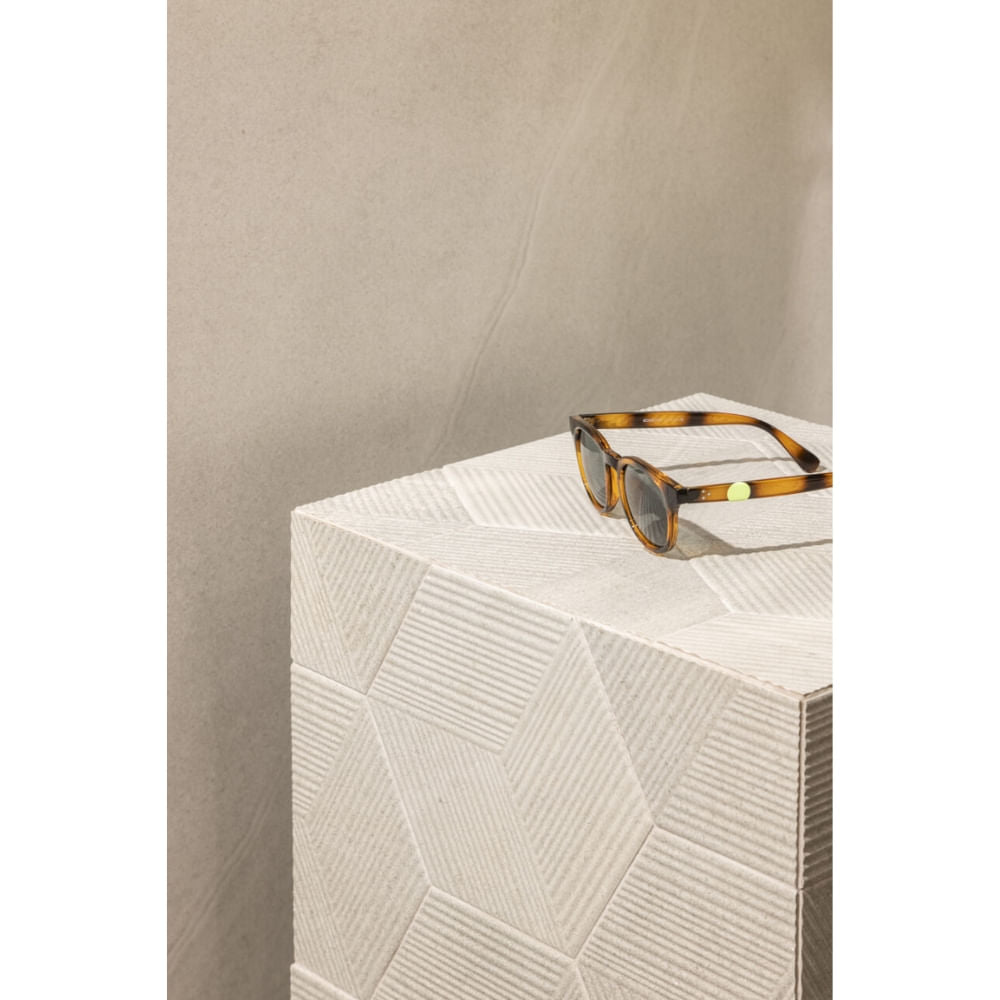 Revestimiento 18x20.8 Khali Hex Plisse Gris MA 0.98mt Piscina