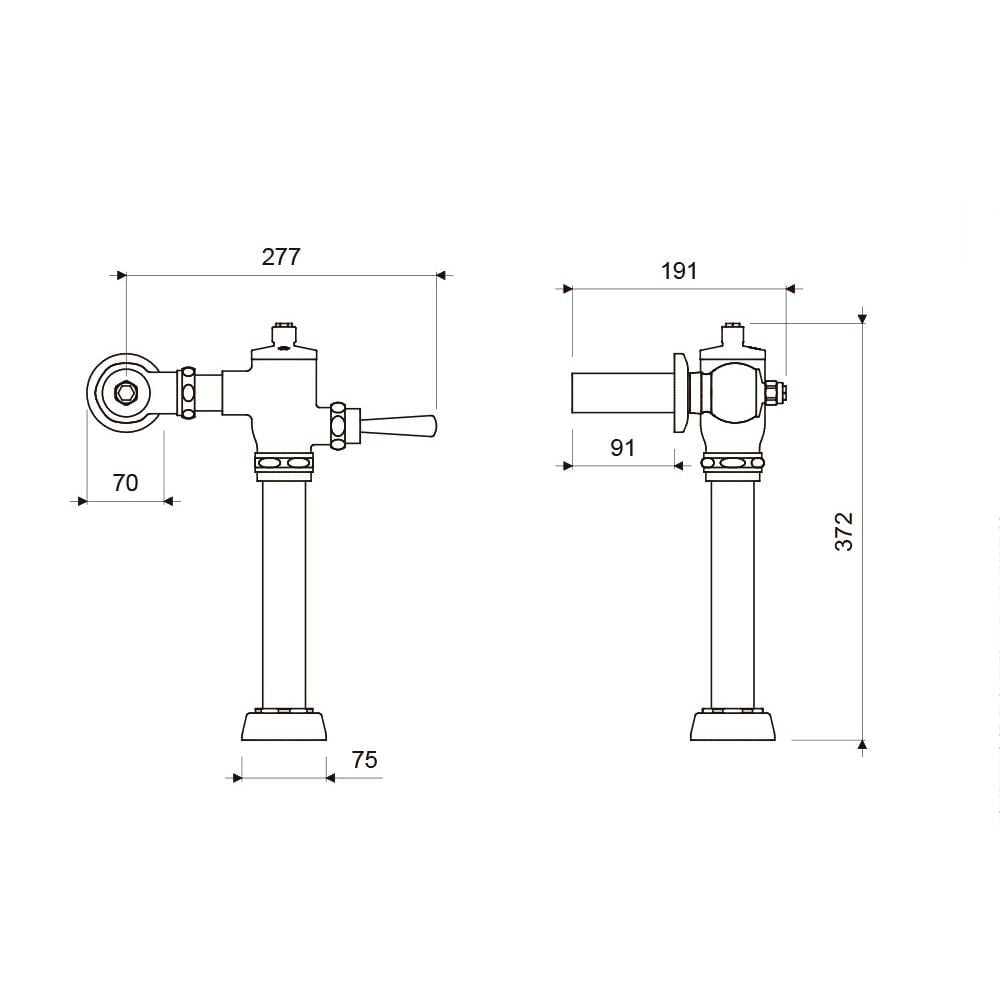 Fluxometro Inodoro FV E365.22