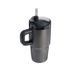 Quencher 0.59Lt - 20oz Txture Tumb Fluted Black PVD