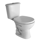 Inodoro Ferrum Andina Blanco Descarga Simple sin Asiento