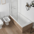 Bañera Acrilico 1.70mt Niza BN17 Blanco