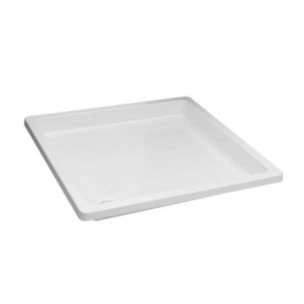 Receptaculo Acrilico Ferrum 90x90 RA90 Niza Blanco KHI-RC-040-BL