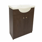 Vanitory Venecia 64cm 1H Blanco Mueble Wengue piso