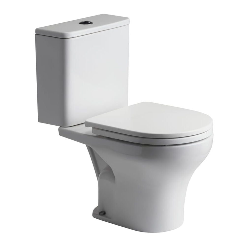 Inodoro Ferrum Veneto Blanco Descarga Doble sin Asiento