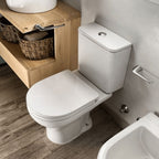 Inodoro Ferrum Veneto Blanco Descarga Doble sin Asiento