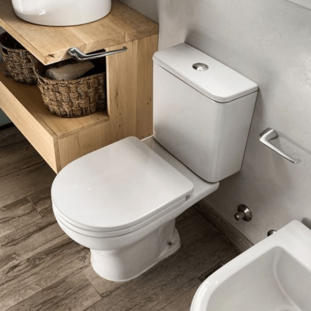 Inodoro Ferrum Veneto Blanco Descarga Doble sin Asiento