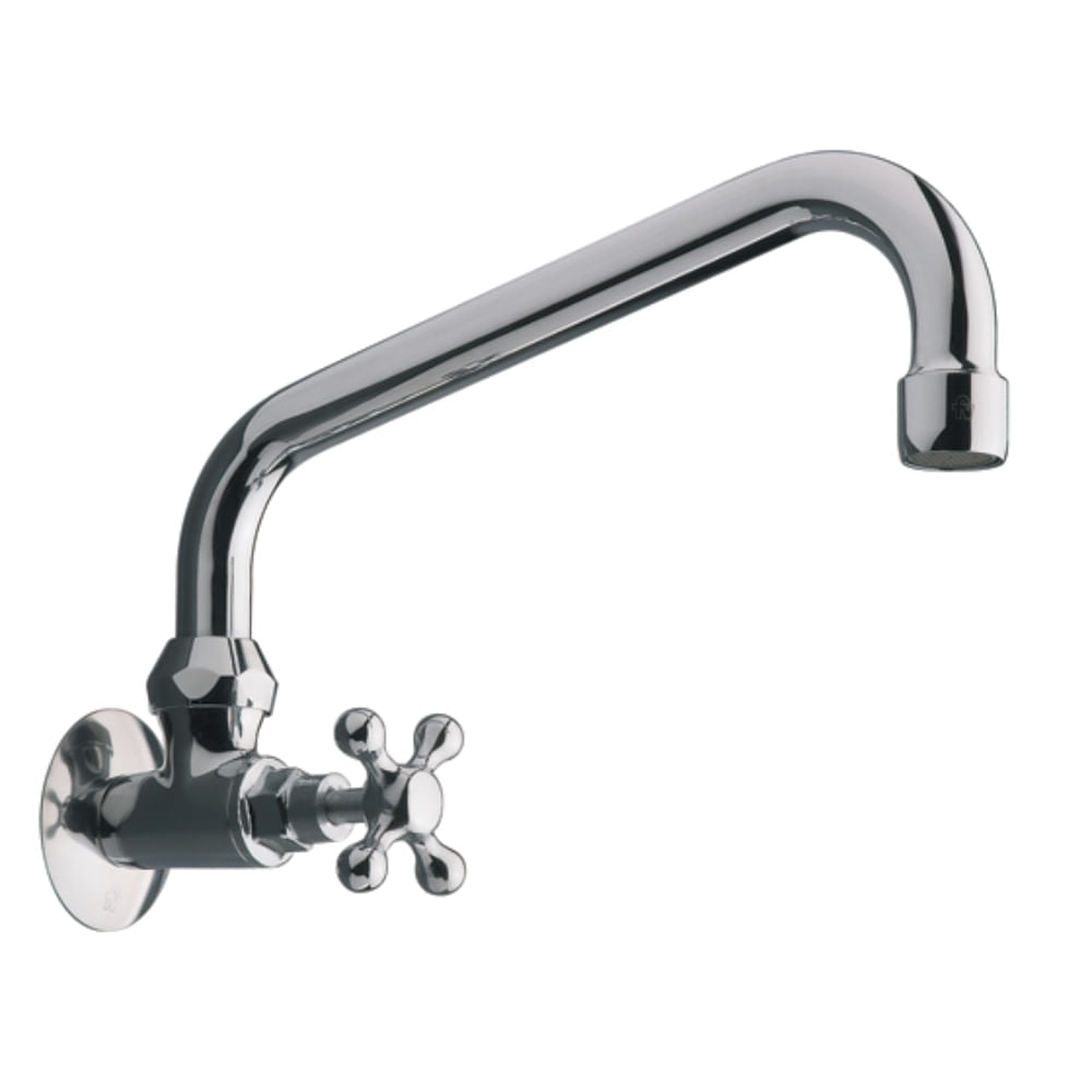 Grifo Lavaplatos Pared Pico Alto FV 421