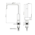 Mezcladora Mesada Monocomando FV Benjoy C5/411.04