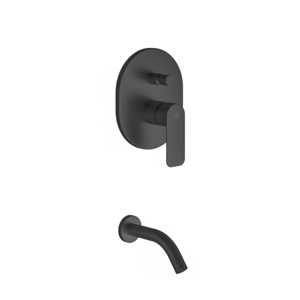 Mezcladora Monocomando FV Negro Coty D9/106 Bañera sin Ducha