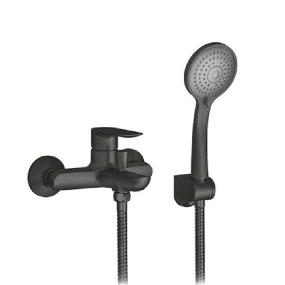 Mezcladora Monocomando FV Negro Coty D9/310 Bañera Movil
