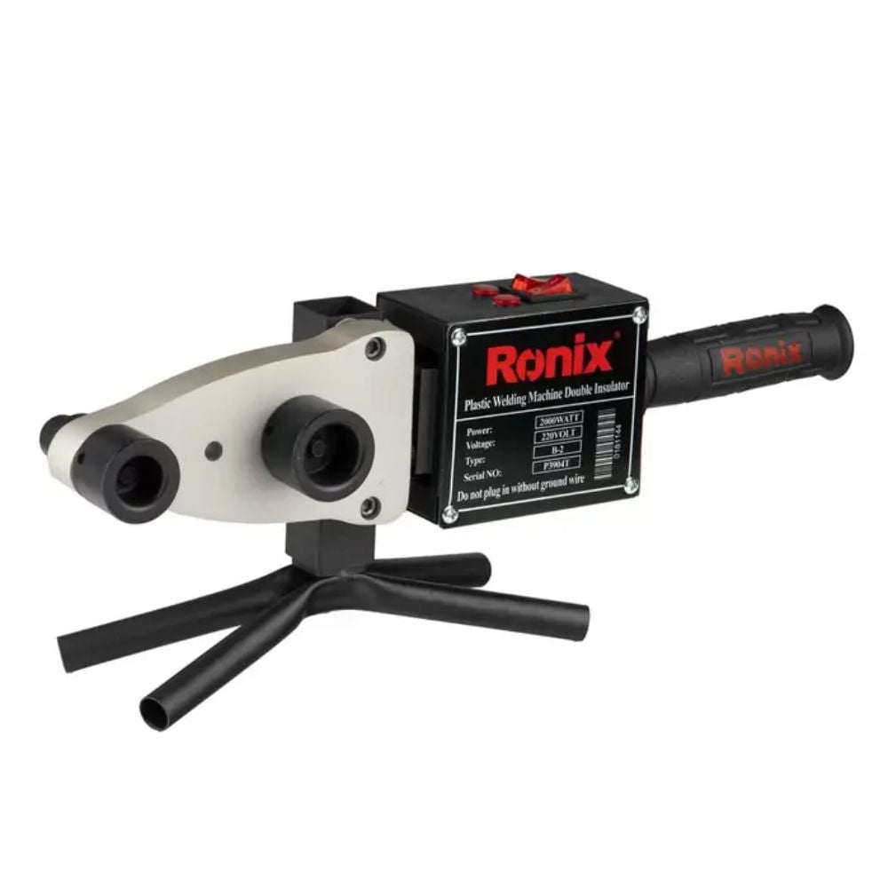 Maquina Termofusora Ronix RH-4401 2000W 20-63mm + Caja Metalica y Accesorios