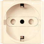 Modulo Tramontina 57119/036 Marfil Tomacorriente Schuko 16amp