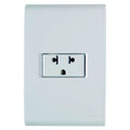 Placa Electrica Tramontina Liz Blanco 57170/011 1 Enchufe 2P+T Universal 15A