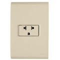Placa Electrica Tramontina Liz Beige 57171/011 1 Enchufe 2P+T 15A