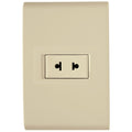Placa Electrica Tramontina Liz Beige 57171/014 1 Enchufe 2P 15A