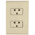 Placa Electrica Tramontina Liz Beige 57171/042 1 Enchufe 2P+T 15A