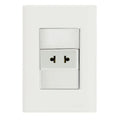 Placa Electrica Tramontina Giz Blanco 57230/014 1 Enchufe 2P Universal 15A