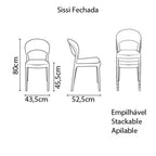 Silla Tramontina Sissi 92046/409 Negro