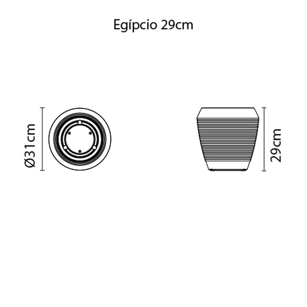 Maceta Tramontina Egipcio Arena 92765/000 29cm