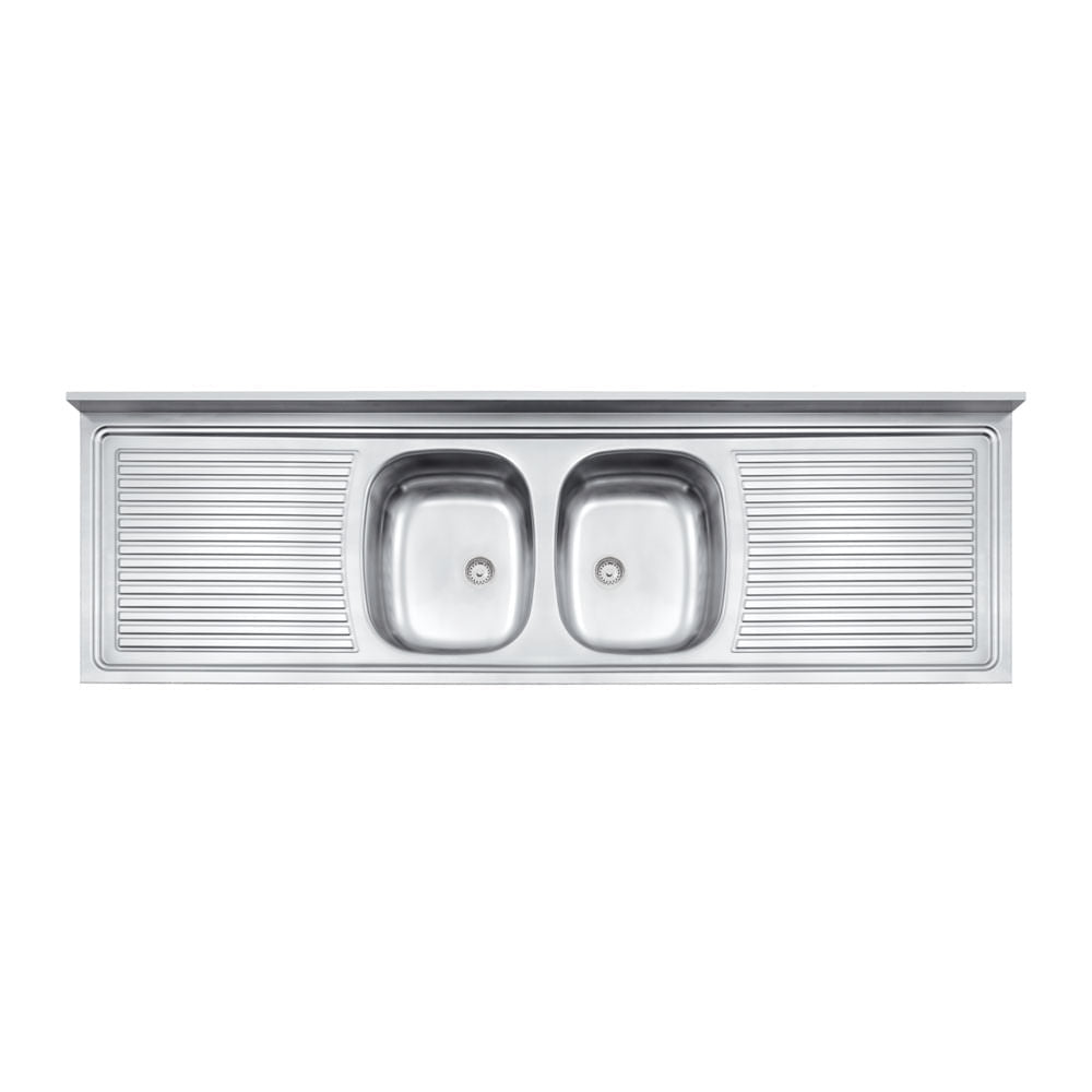 Lavaplatos Apoyo Doble Inox 93106/601 180x55x15.5 Es Ambos