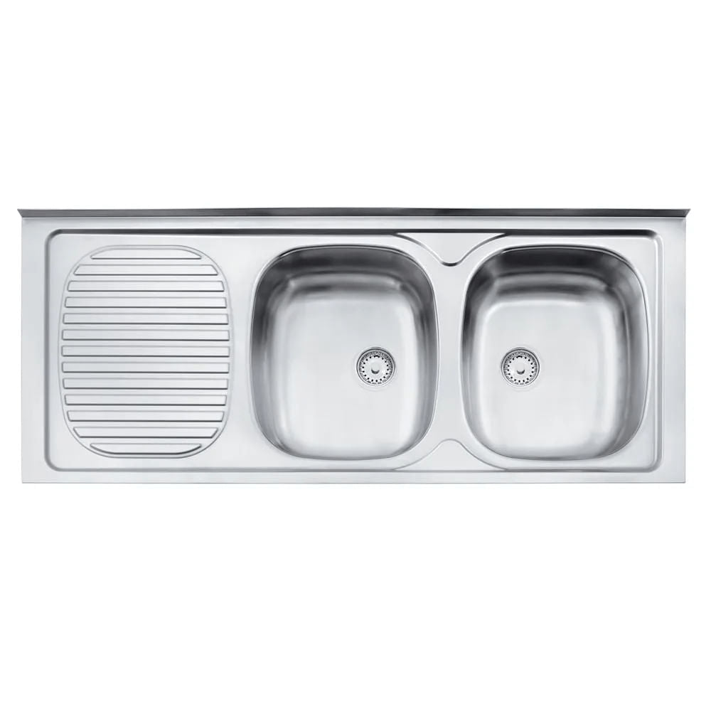 Lavaplatos Apoyo Doble Inox 93445/600 120x50x15 Esc Derecha