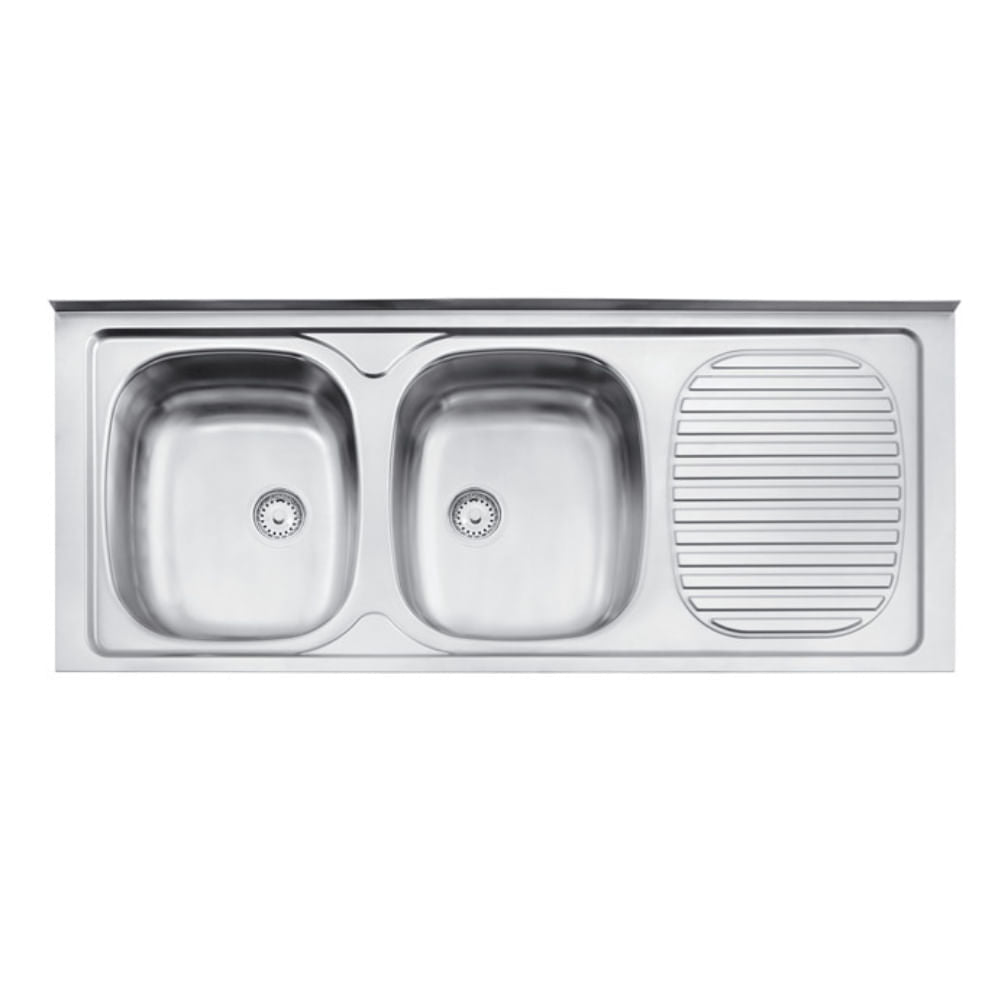 Lavaplatos Apoyo Doble Inox 93446/600 120x50x15 Esc Izquierda