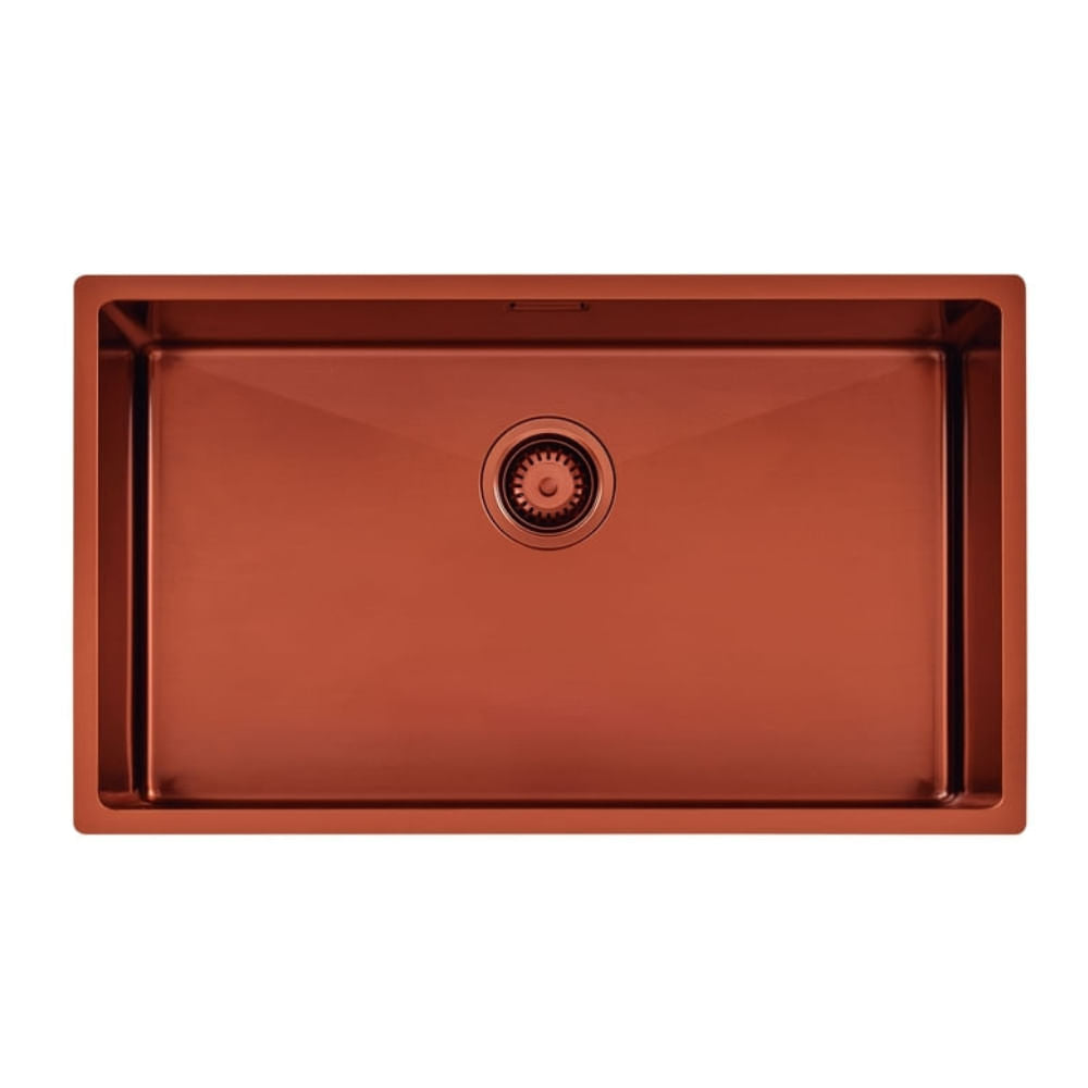 Cubeta Cocina Rectangular Simple Quadrum 94000/403 74x44x20.5 Pink Gold