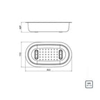 Cesta Coladora Tramontina 94532/006 Acero Inox