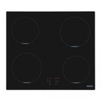Placa Coccion Vidrio Electrico 4 Quemador 94751/022 59x52 Negro Induccion