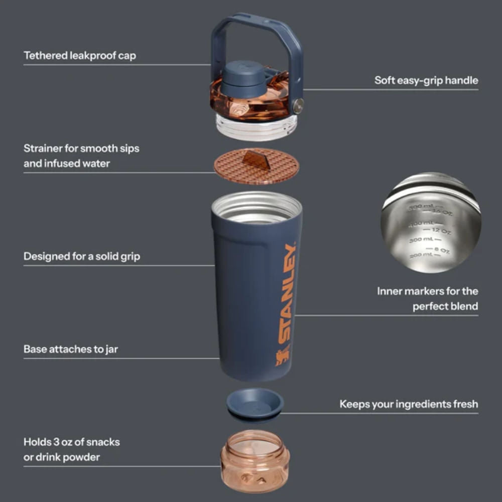Mezclador 0.59Lt - 20oz Activate Shaker