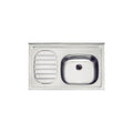 Lavaplatos Apoyo Simple Inox 93420/500 80x50 Es Izquierdo