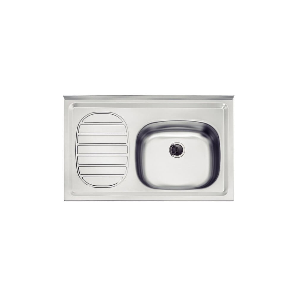 Lavaplatos Apoyo Simple Inox 93420/500 80x50 Es Izquierdo
