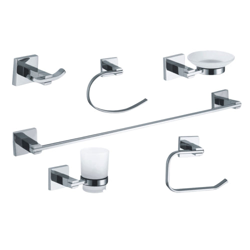 Accesorios Baño Peirano 11006 CR Juego 6 Pzas