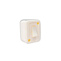 Placa Electrica Sobreponer Tramontina priscus Marfil 57400/106 Interruptor simple