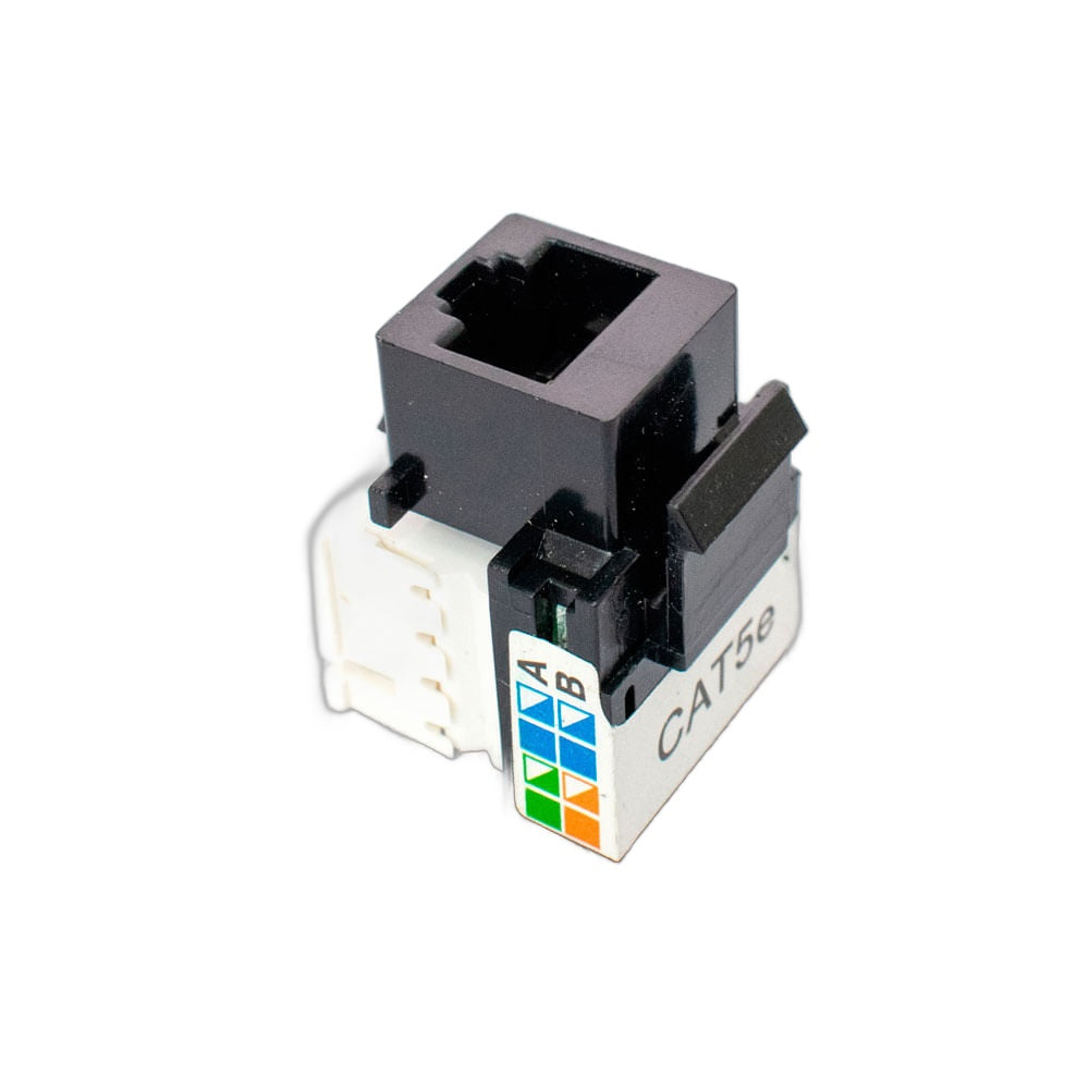 Modulo Tramontina 57115/058 Negro Red RJ 45 Cat 6