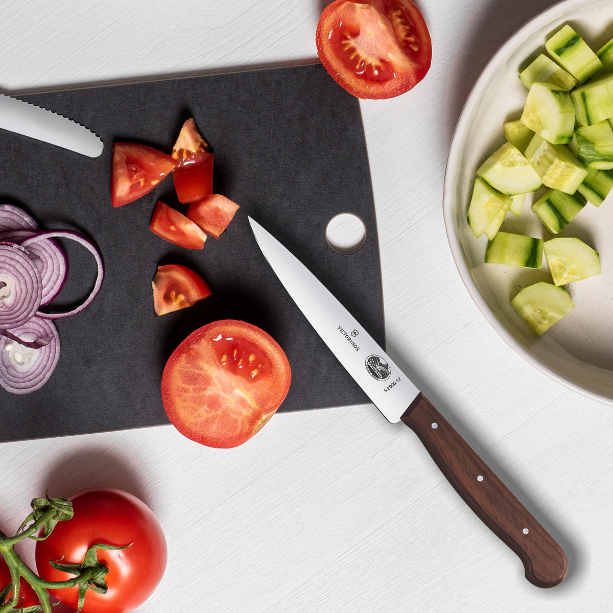 Cuchillo de cocina pequeño de madera, 12 cm