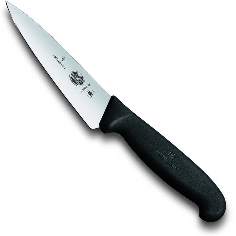 Cuchillo para trinchar Fibrox color Negro. Hoja 12 cm.