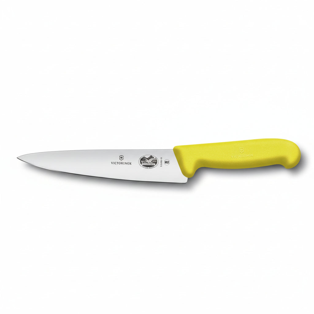 Cuchillo para trinchar Fibrox color Amarillo. Hoja 25 cm