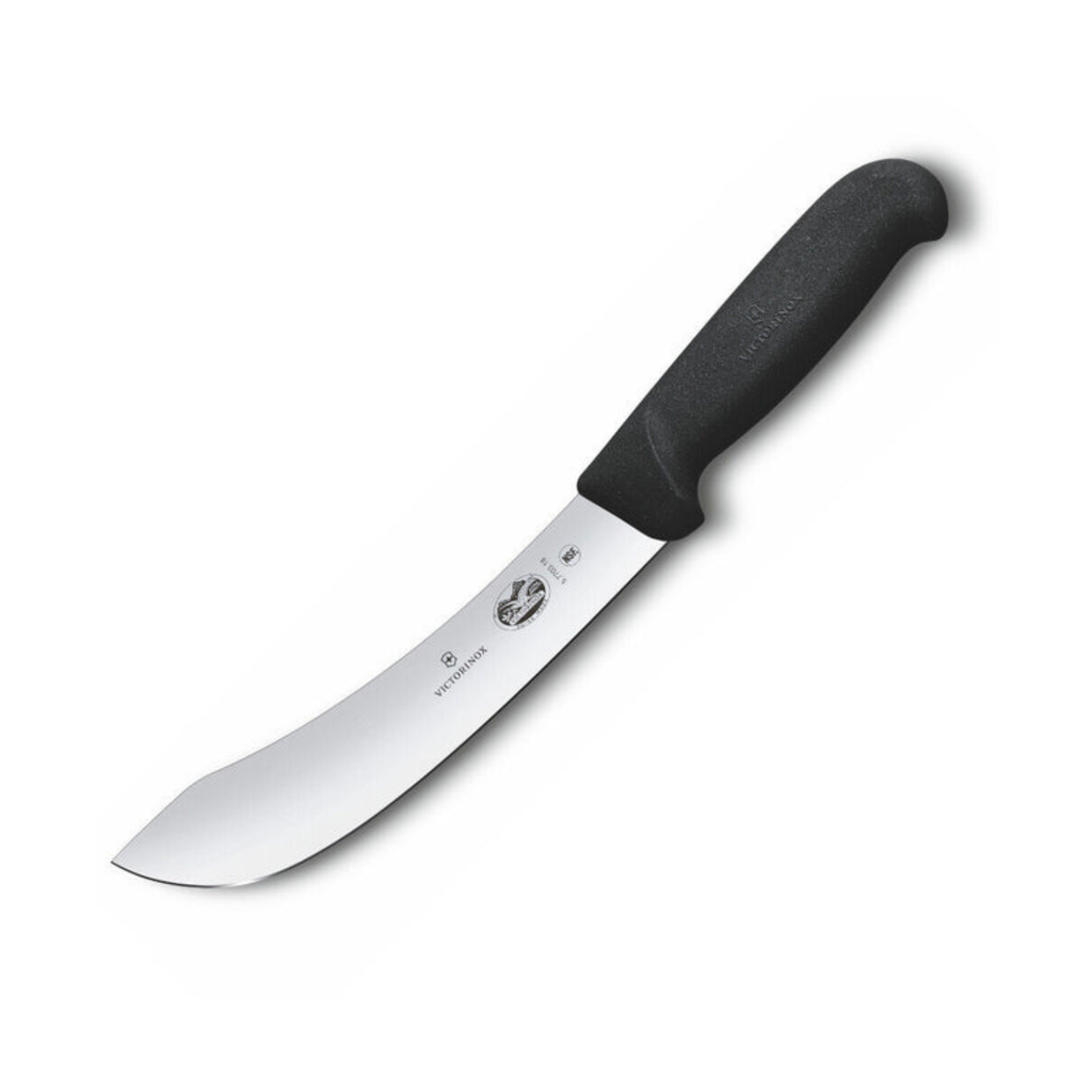 Cuchillo Carnicero Fibrox . Hoja Curva 18 cm