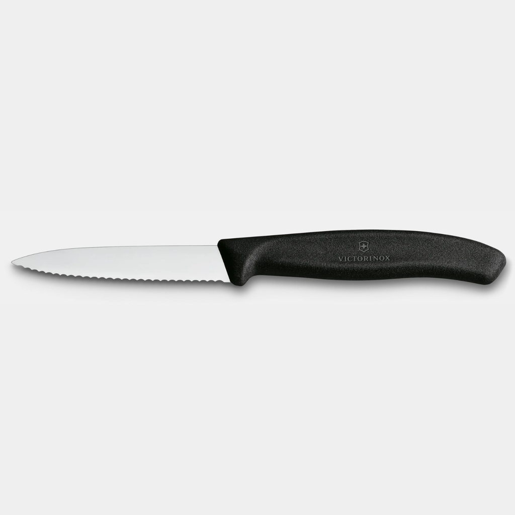 Cuchillo mondador dentado Swiss Classic. Hoja 8 cm.