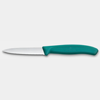 Cuchillo mondador dentado Swiss Classic. Hoja 8 cm.